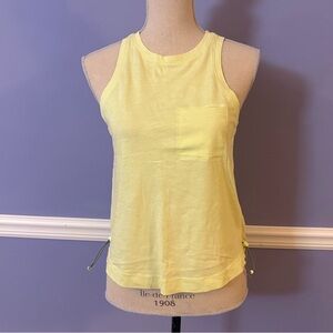 Athleta Light Yellow Tank Top